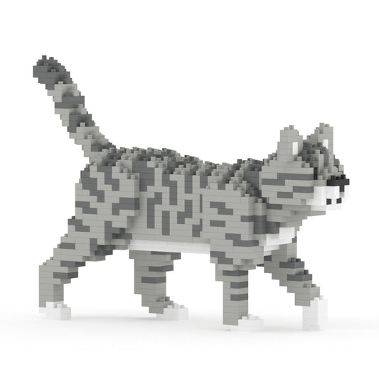 Grey Tabby Cat Mini 01