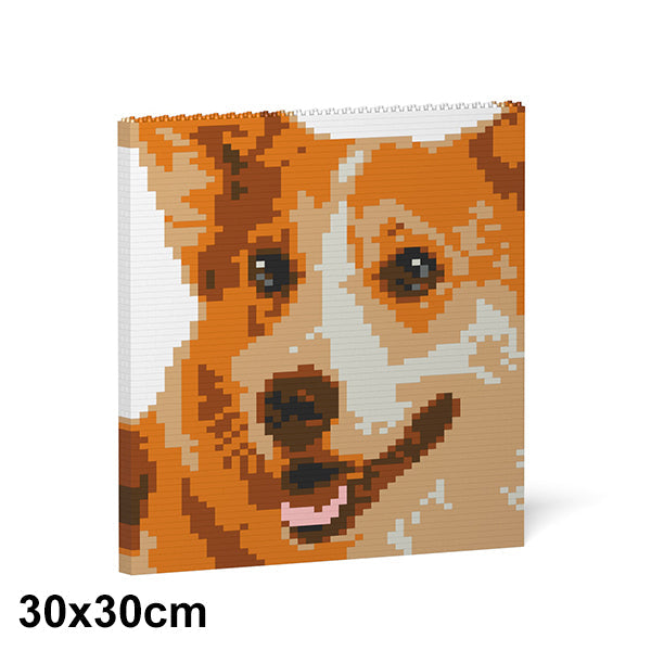 Welsh Corgi Brick Painting 01S