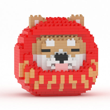 Shiba Daruma Doll Mini 01